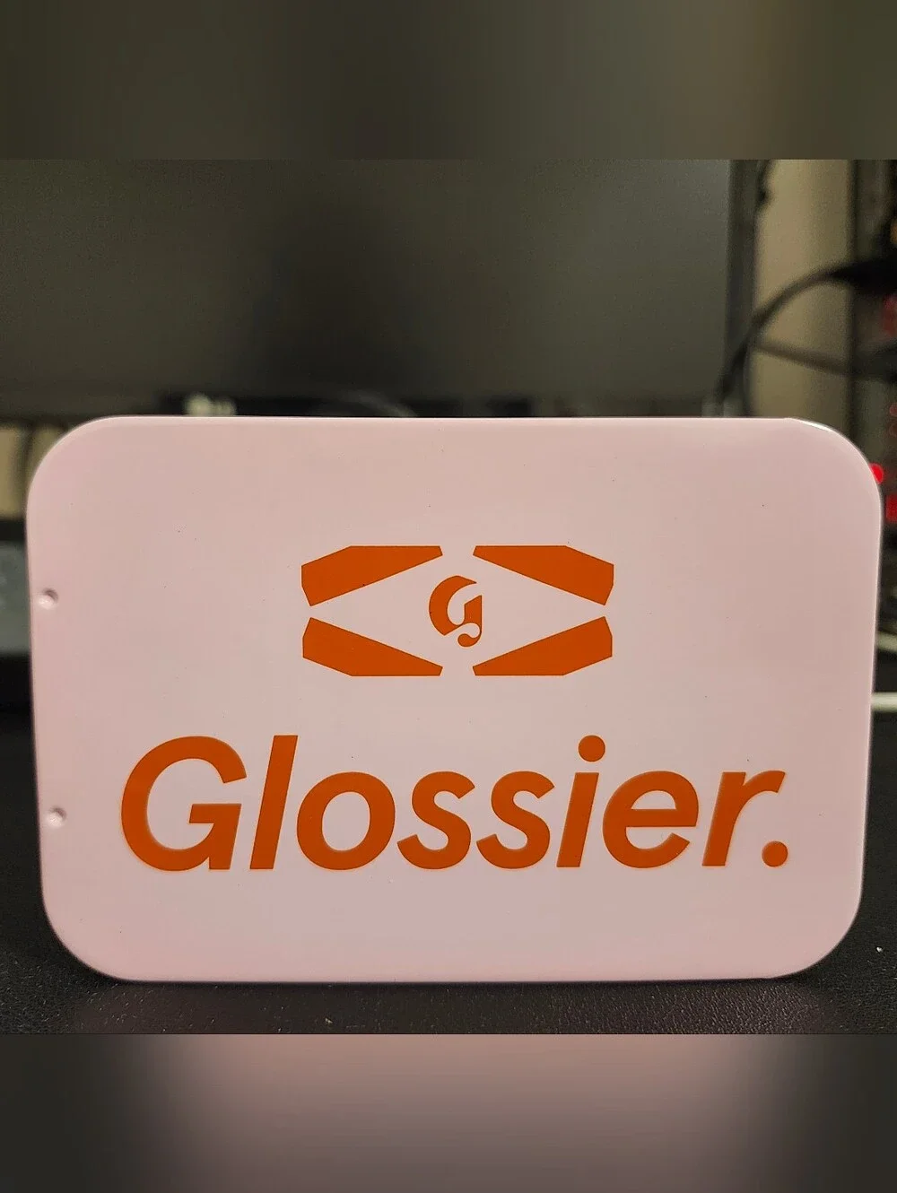 Glossier Ultralip Mini Trio — Orange and Light Pink Tin
